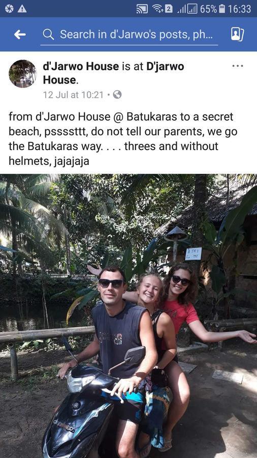 D'Jarwo House Hostel Batukaras Exterior photo